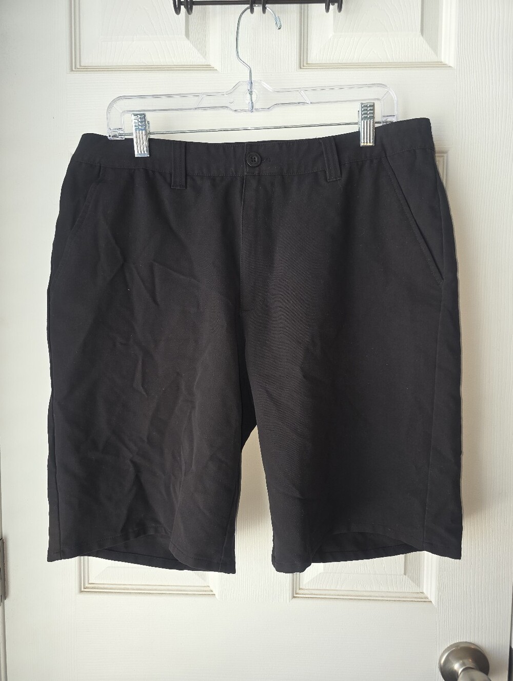 Travis Mathew Black Polyester Blend Golf Chino Shorts Men's sz 34